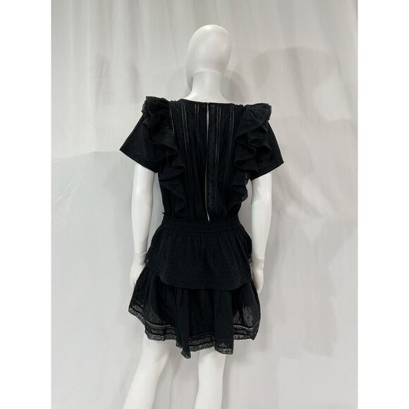 Loveshackfancy 'Natasha' Black Dress Size M - Picture 3 of 5